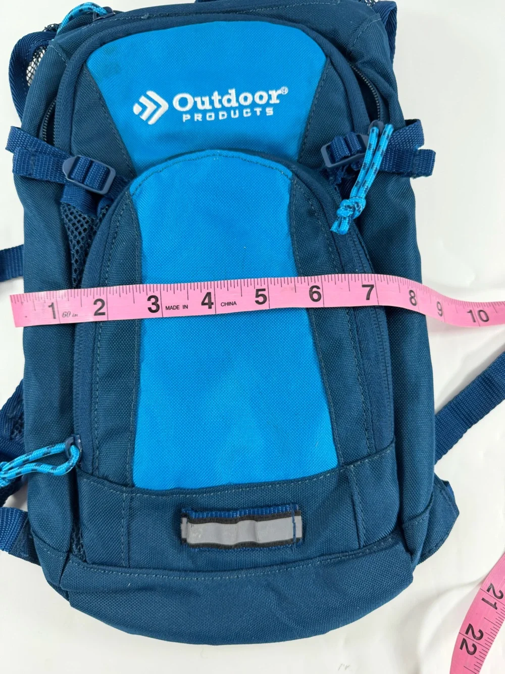 Outdoor Products Blue Hydration Daypack Hiking Backpack 14” Lightweight
